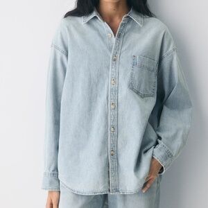Denim Forum The '80s Comfy Denim Shirt